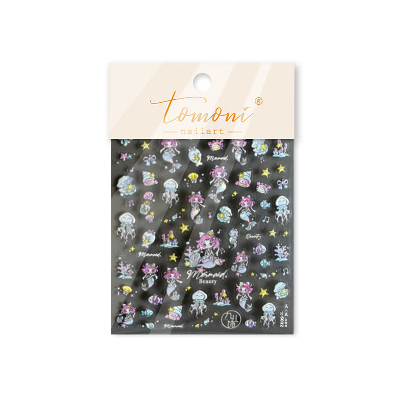 365nails: "Iridescent Mermaid Tale" – nail art stickers