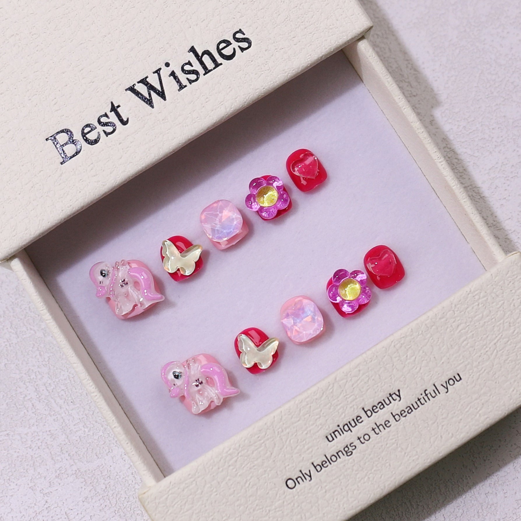 Children's special cute cartoon nail art 3-12 years old girls and children nail art film