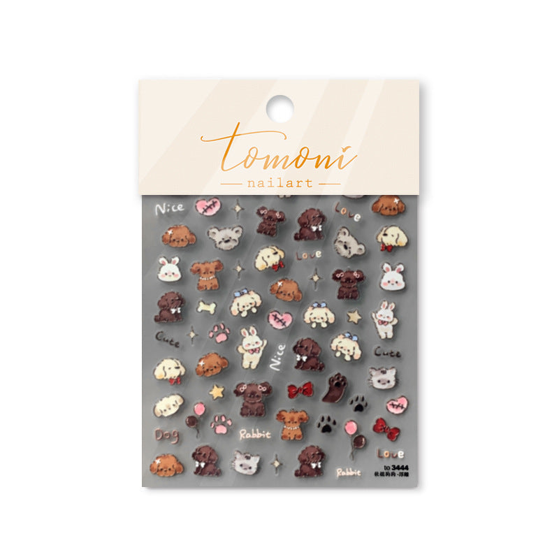 365nails: "Fast Food Bear Party" – nail art stickers