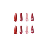 Arte de uñas con purpurina navideña, copos de nieve, pieza de uña, producto terminado, venta al por mayor, uñas postizas | 365nails