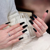 The Essential Solids | Medium Coffin | Handmade Press-on Nails