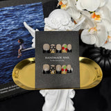 Gothic Lolita Collection: "Dark Cherry" – Short Square Press-On Nails