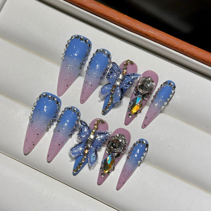 Mine System Long Tip Collection Spice Girls Wear nails Removable Repeated Wear Nails | 365nails