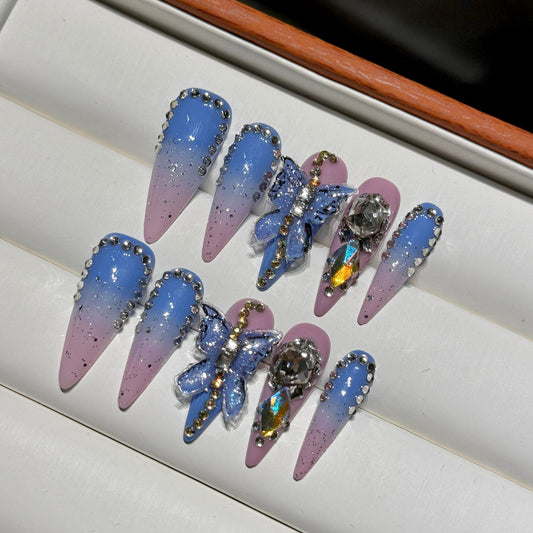 Mine System Long Tip Collection Spice Girls Wear nails Removable Repeated Wear Nails | 365nails