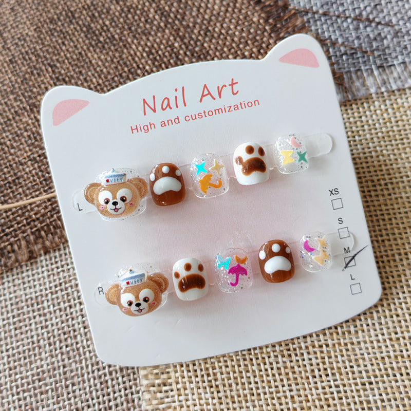 365nails：Duffy 的爪子樂園 — 手工製可愛短款橢圓形穿戴甲