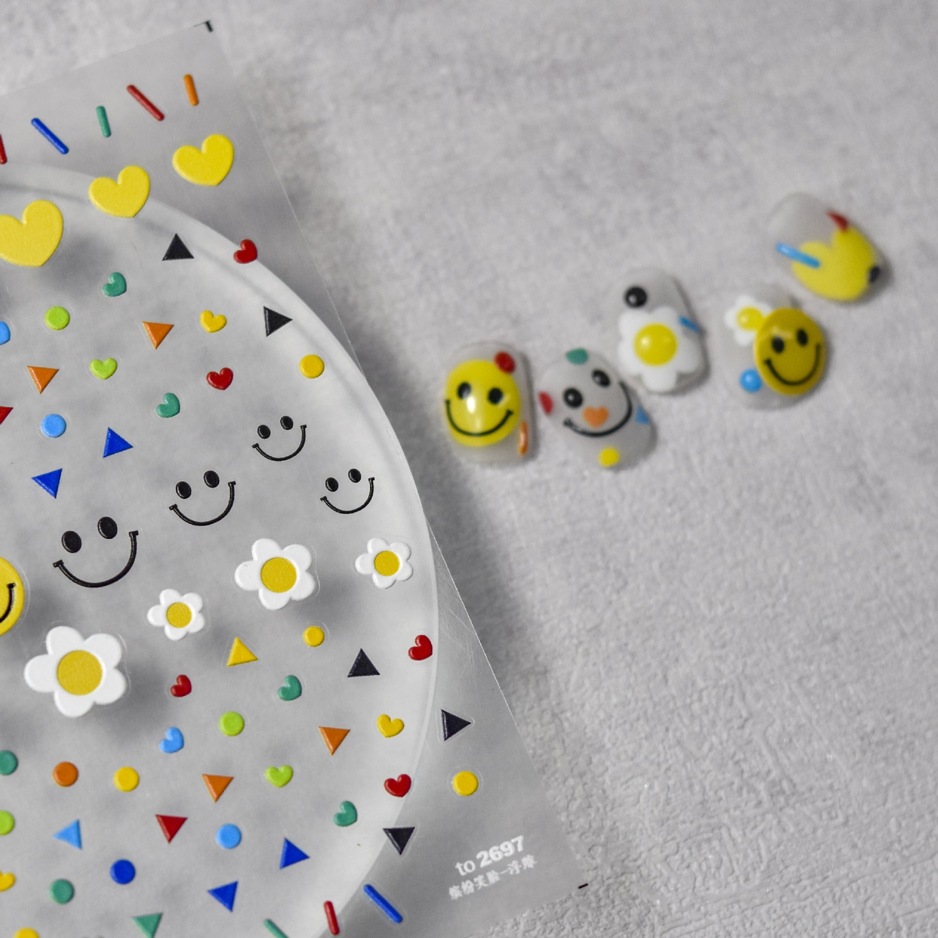 365nails: "Cute Rabbit Strawberry Mushroom" – nail art stickers