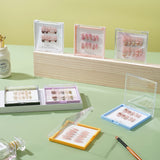 Clear Square Press On Nail Storage Display Box