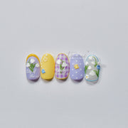 365nails: 은방울꽃 사랑스러운 꽃무늬 네일 아트 스티커