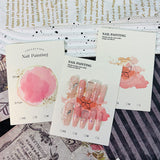 Pearl Finish Display Cards for Handmade Press On Nails (MOQ=50)