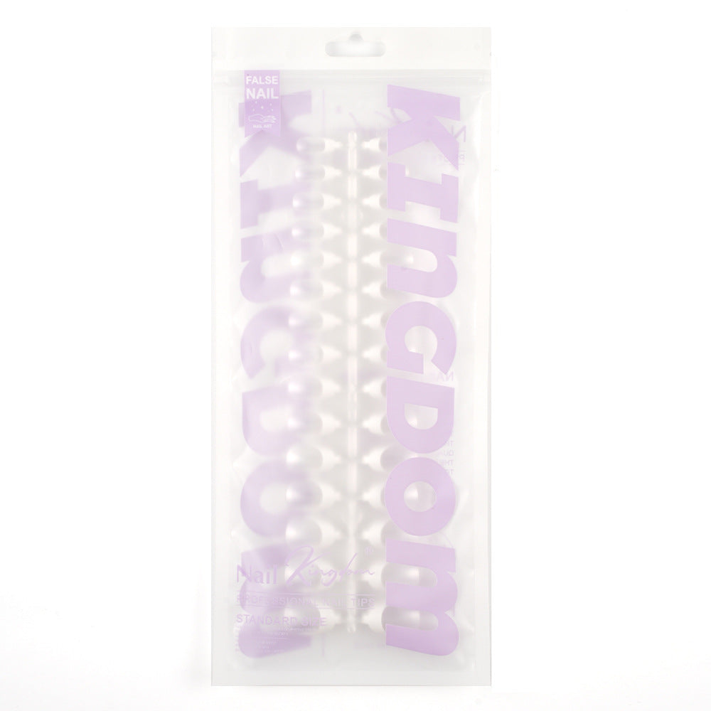 Nail Tips exclusive for seamless press on nails extension nail piece French transparent nail fake nail patch finished nail art 120 pieces