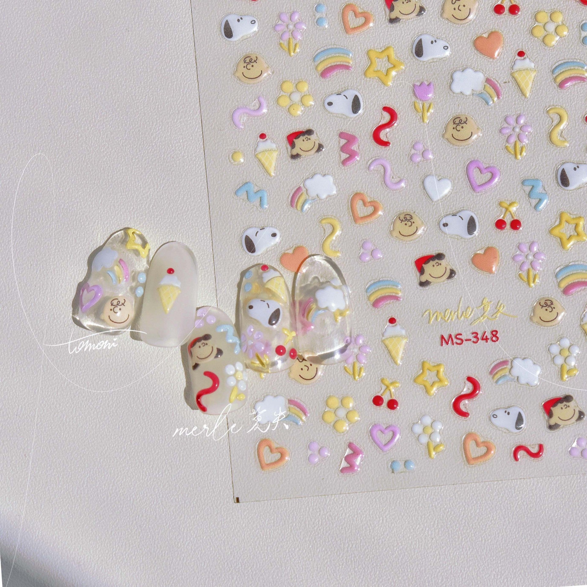 365nails: "Snoopy & Amigos Jelly Kawaii" – Adesivos para Unhas