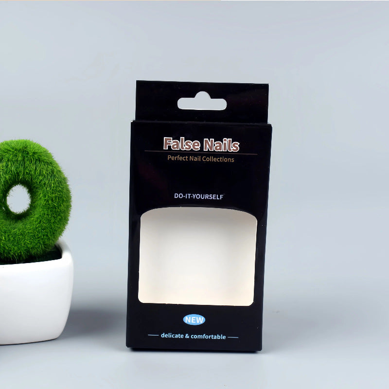 Pastel Window Box Press On Nail Packaging (MOQ=100)