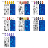 Christmas Nail Stamping Plates – Holiday Pattern Steel Templates for DIY Nail Art (MOQ=3)