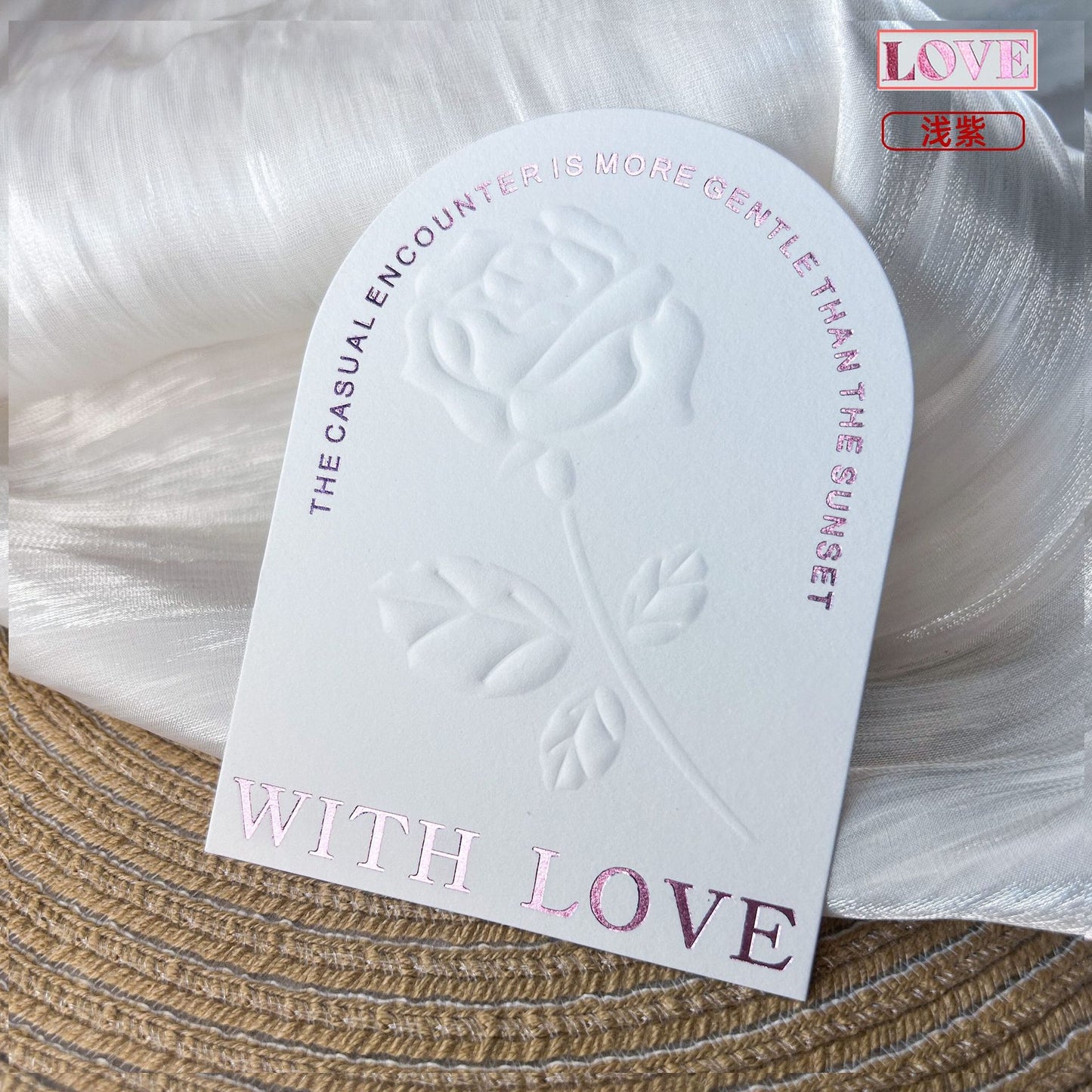 Embossed Gold Cotton Display Cards for Press On Nails (MOQ=50)