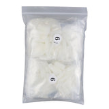 Nail Tips Press on nails pads, semi-stickers, light stickers, 500 pcs in bags, light and thin flat-headed square manicure extensions, transparent patches, fake nails.