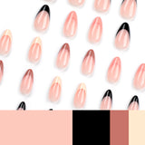 Uñas postizas Yiwu para manicura, sencillas, rosas, con empalme, pegatinas para uñas, venta al por mayor | 365nails