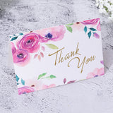 Floral Thank You Cards for Customer Appreciation Packaging (MOQ=2)
