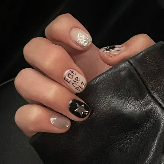 Europe, America, s, fake nails, Halloween short nail patches, nail art special nail pieces wholesale｜365nails