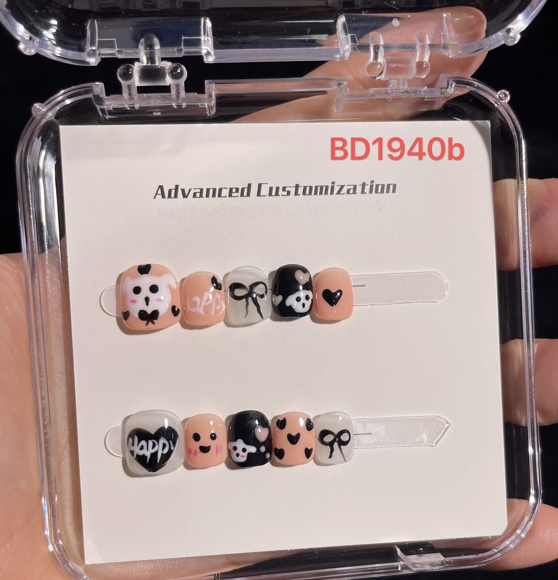 Sweet Cartoon Candy Kids Press On Nails Assorted Set