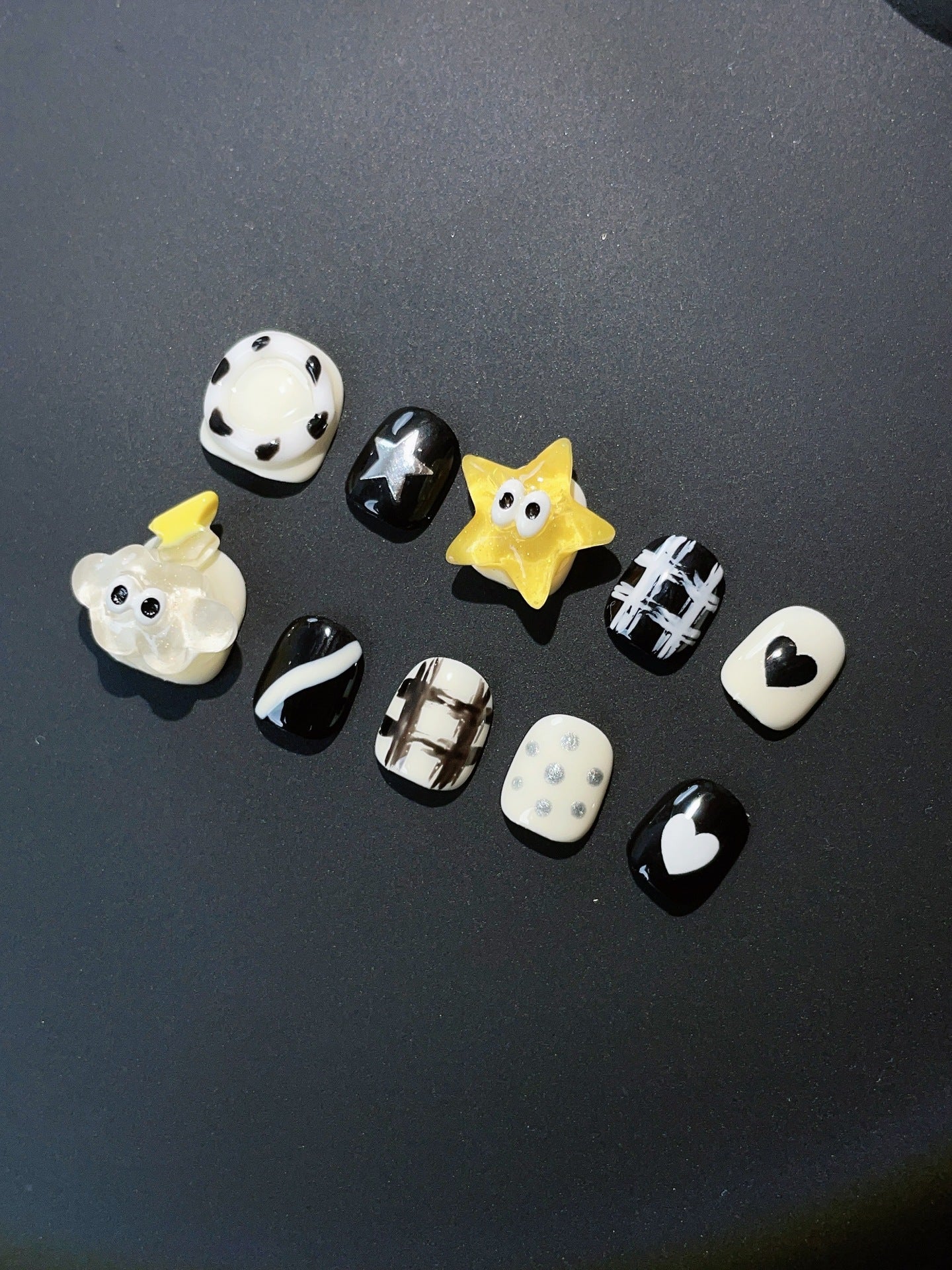 Children's special cute cartoon nail art 3-12 years old girls and children nail art film