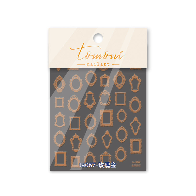 365nails: "Borda Holográfica" – Adesivos para Unhas
