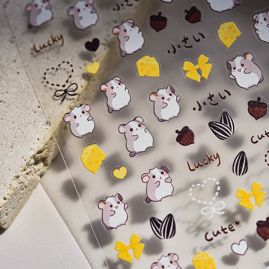 365nails: "Floral Corgi" – nail art stickers