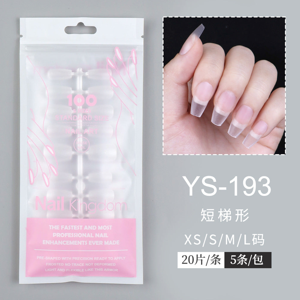 365nails 100PCS Matte Nail Tips | 10 Shapes XS/S/M/L Sizes for Press-On Customization