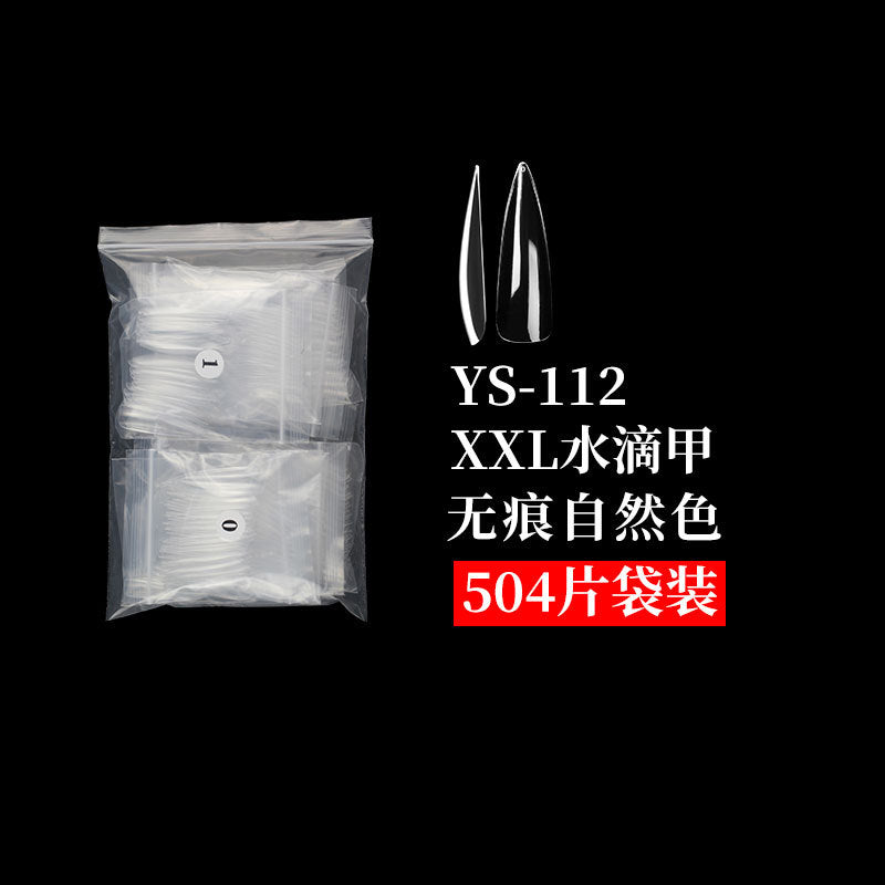 Drama Collection: "Extended Water Drop Nail Tips" – Multi-Size Extended Water Drop Nail Tips