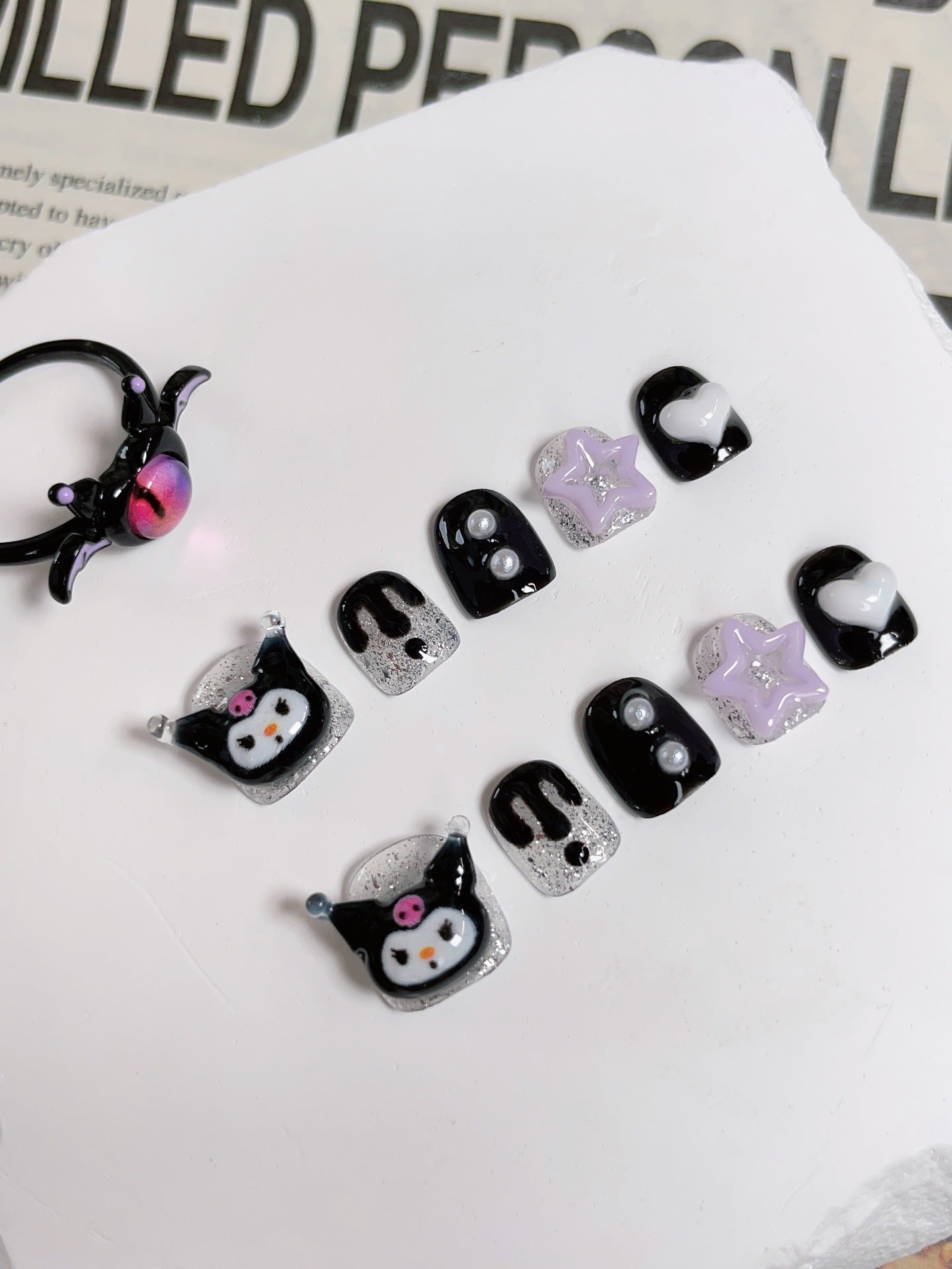 Children's special cute cartoon nail art 3-12 years old girls and children nail art film