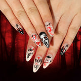 Unhas postiças tridimensionais para Halloween, unhas 3D, folhas de unha de morcego e aranha, atacado ｜ 365nails