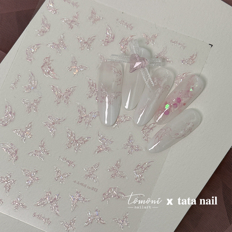 365nails: "홀로그램 트라이벌 나비" – 네일 아트 스티커