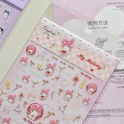 365nails: "Kuromi Elegant Maid" – nail art stickers