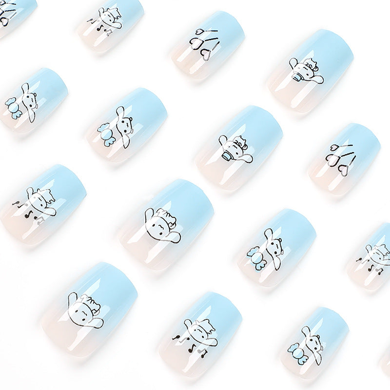 Uñas a presión Yugui Dog Love Small Candy Uñas a presión Tabletas para uñas Pegatinas al por mayor Tabletas para uñas al por mayor｜365nails