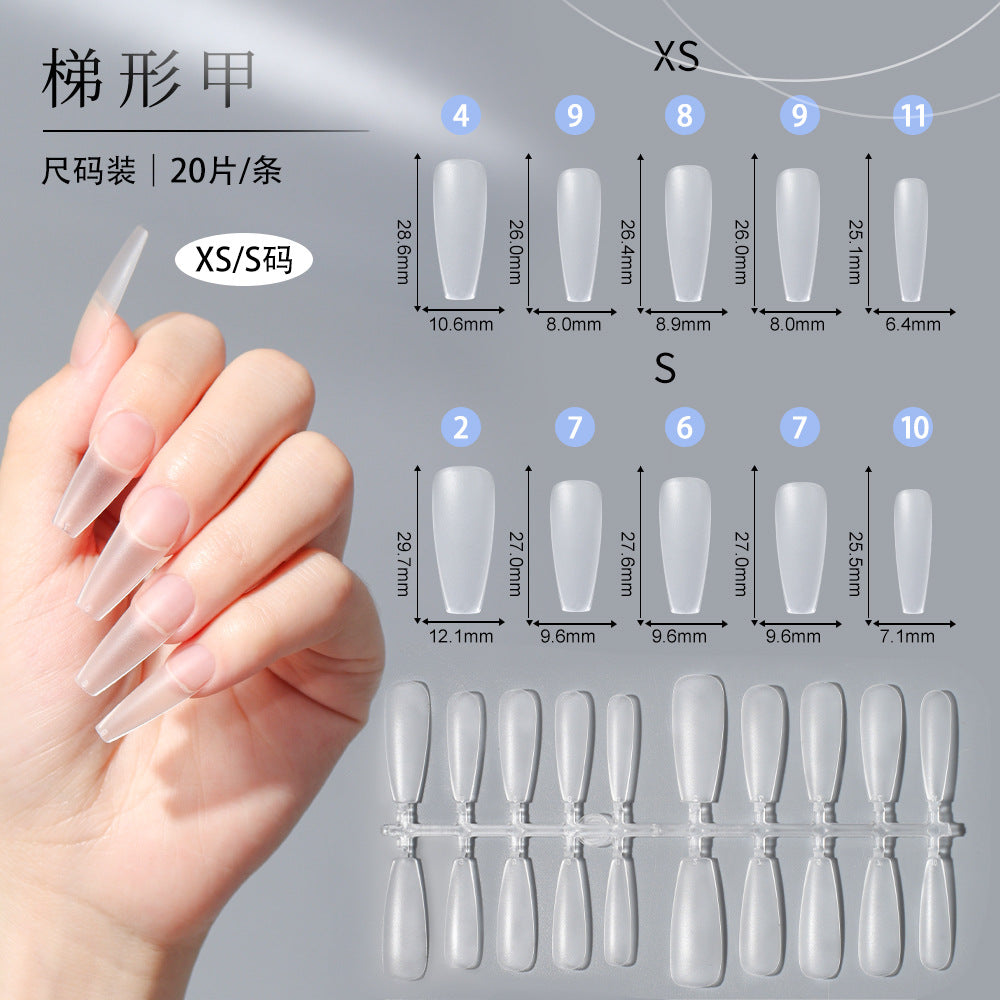 Everyday Collection: "Matte No-File Long Taper" – Matte No-File Long Taper Nail Tips