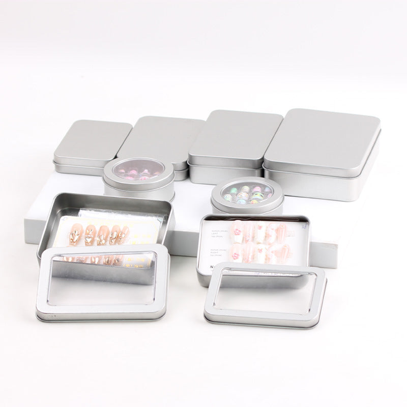 Custom Metal Press On Nail Storage Tin (MOQ=10)