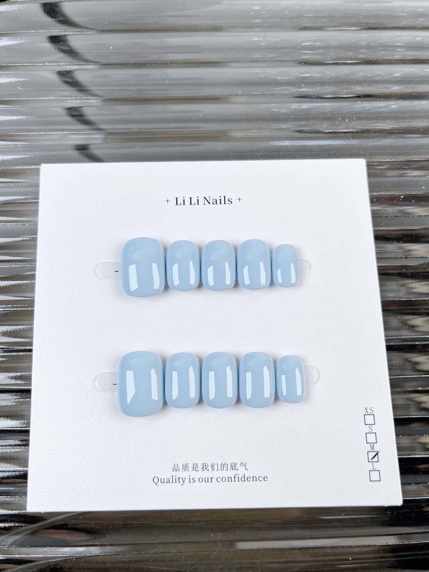 The Essential Solids | Short Medium Square | Handmade Press-on Nails