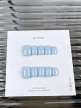 The Essential Solids | Short Medium Square | Handmade Press-on Nails