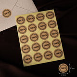 Vintage Textured Thank You Envelope With Wax Seal Style (MOQ=2)
