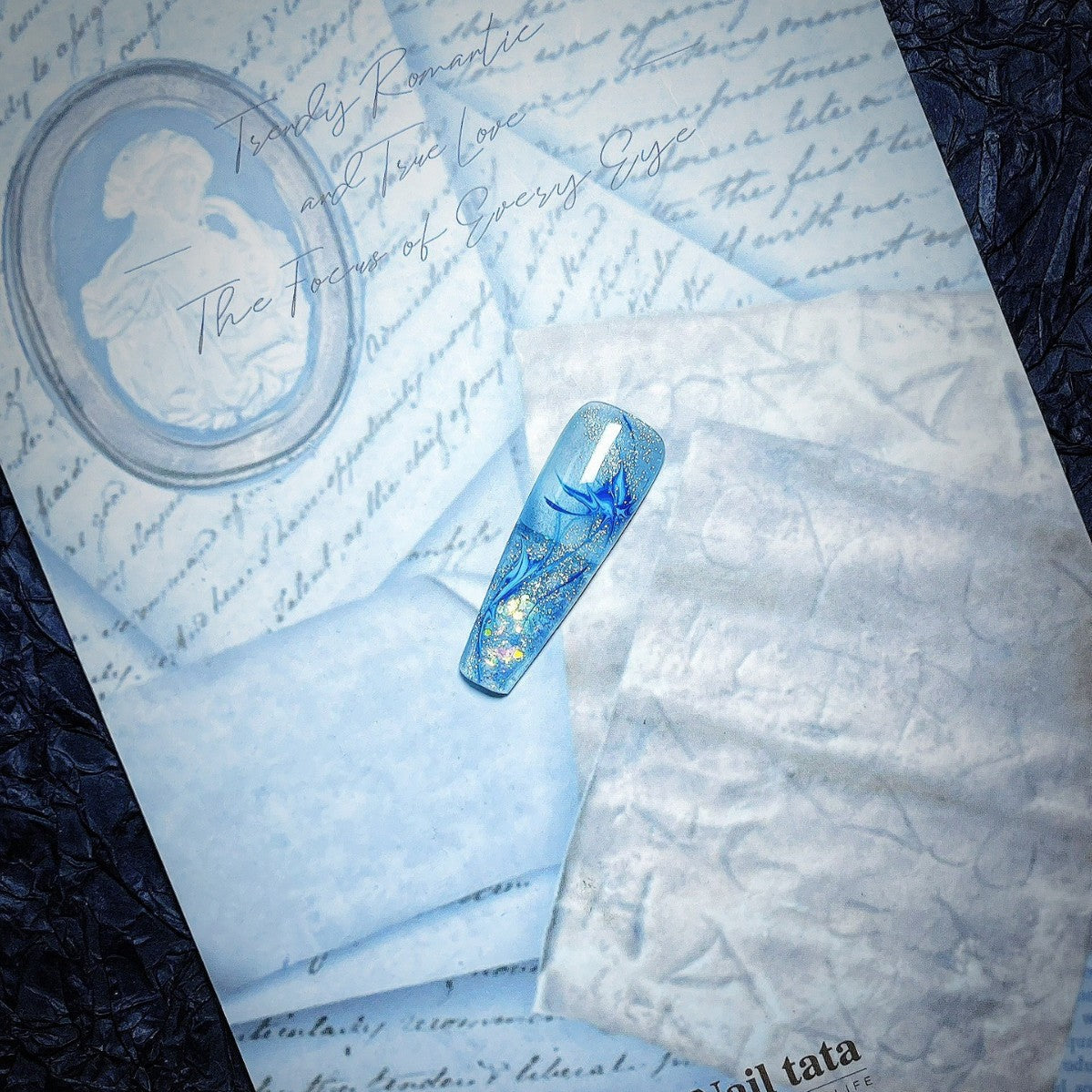 The Art Edit · Azure Ice Feathers