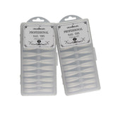 365nails Matte Nail Tip Refill Pack (Sizes 5-9) | 5 Styles: T-Shape, Ballet, Long Oval, Almond, Stiletto