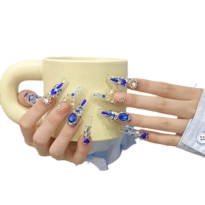 Pure handmade press on nails   nail art fake nails beauty | 365nails