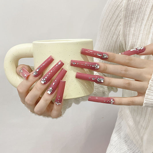 Pure handmade press on nails   nail art fake nails beauty | 365nails