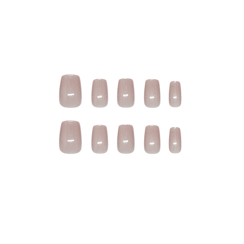 Dicas de unhas pré-fabricadas unhas de fada gás gelo transparente lavanda simples moda olho de gato manicure suave 30 peças ｜ 365 unhas