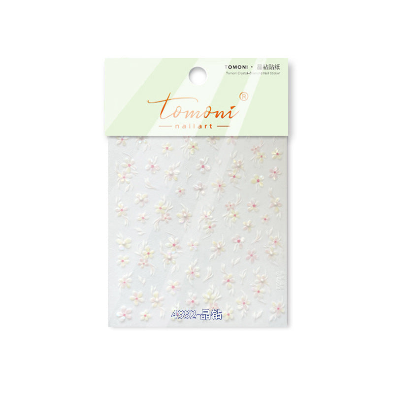 365nails: "Pearlescent Mini Flower" – nail art stickers