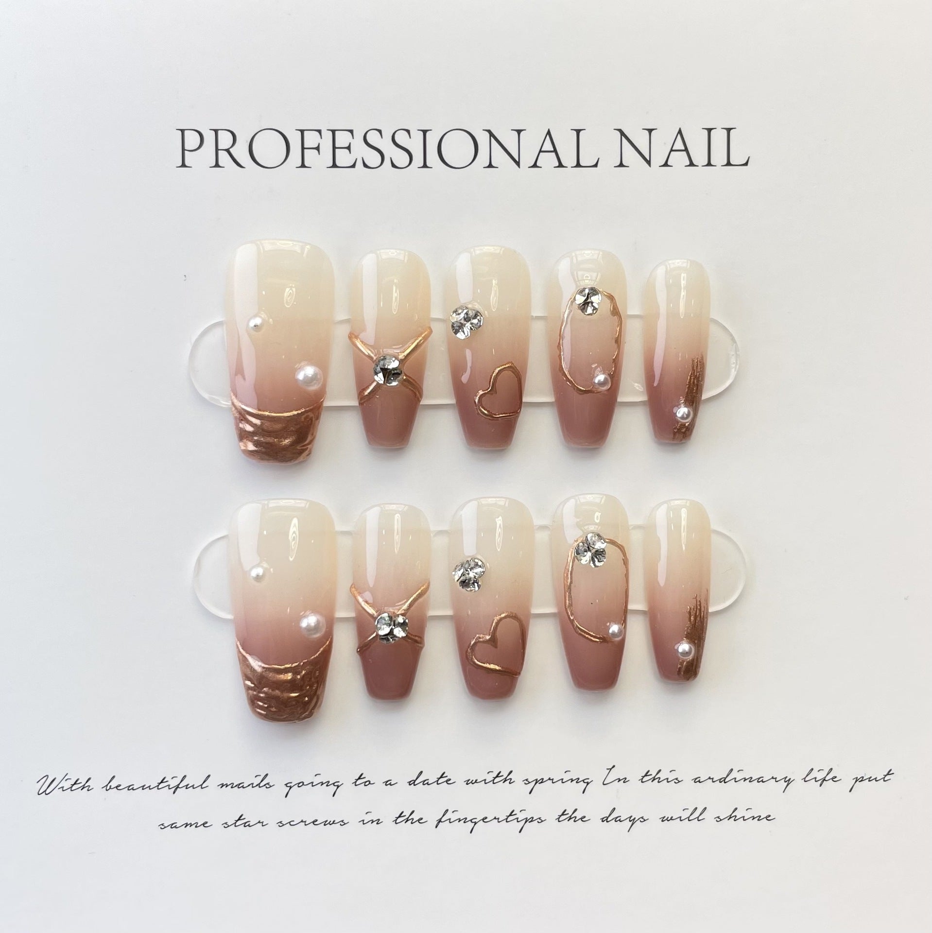 Mixed Elegant Short Medium Long Press On Nail Collection