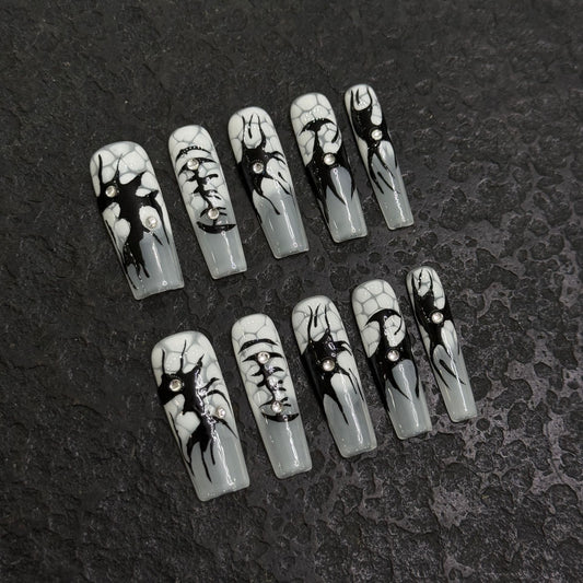 Pure handmade press on nails   nail art fake nails beauty | 365nails