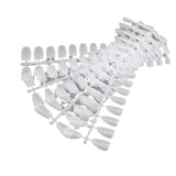 Nail Tips Transparent nail piece wholesale 30 pieces, full number, light and thin, full sticker, trapezoidal non-marking, wear-free patch, frosted nail piece