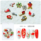 Mixed Christmas Nail Art Charms & 3D Decoration Set (MOQ=3)