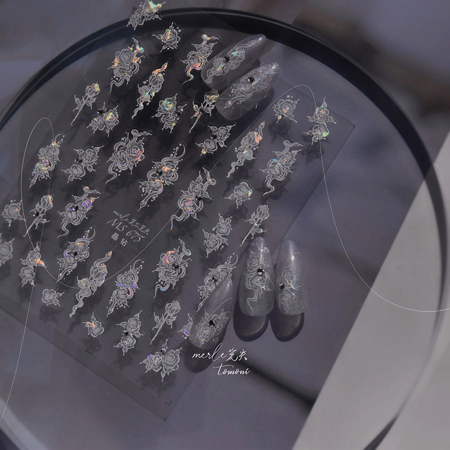 365nails: "Holographic Baroque" – nail art stickers