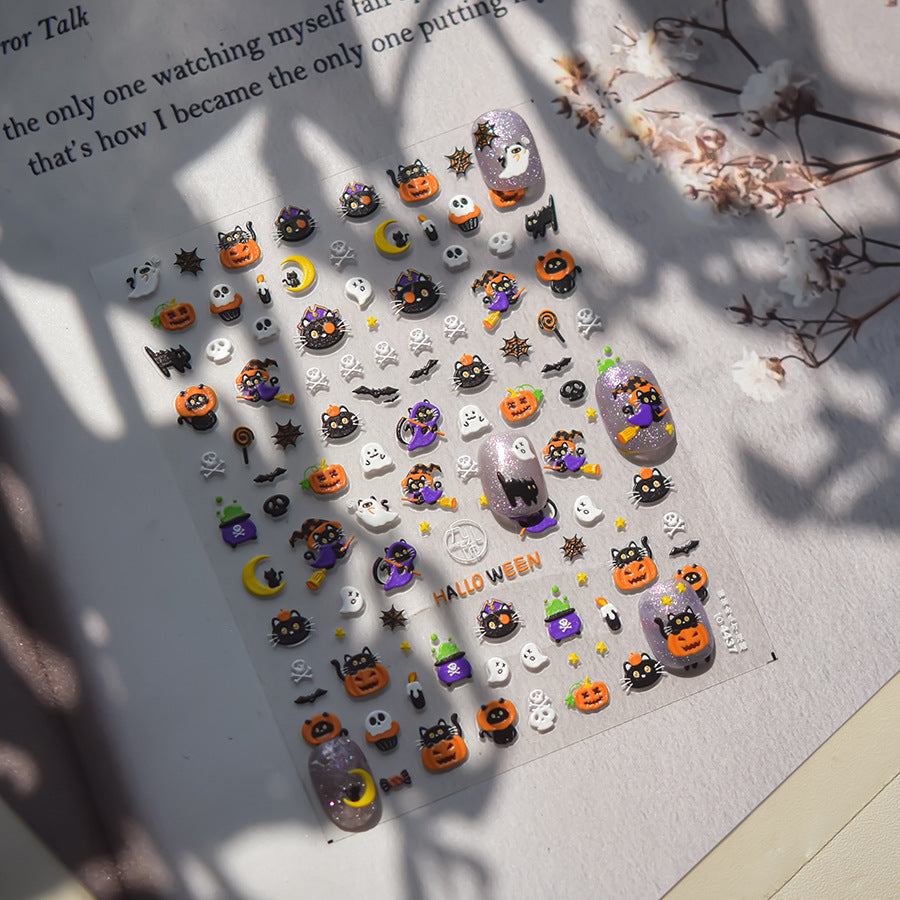 365nails: "Cute Halloween Icons" – nail art stickers
